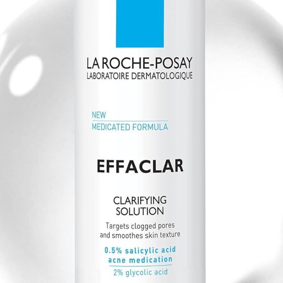 La Roche-Posay Effaclar Clarifying Solution Acne Toner for Oily Skin, Exfoliant - Picture 1 of 4